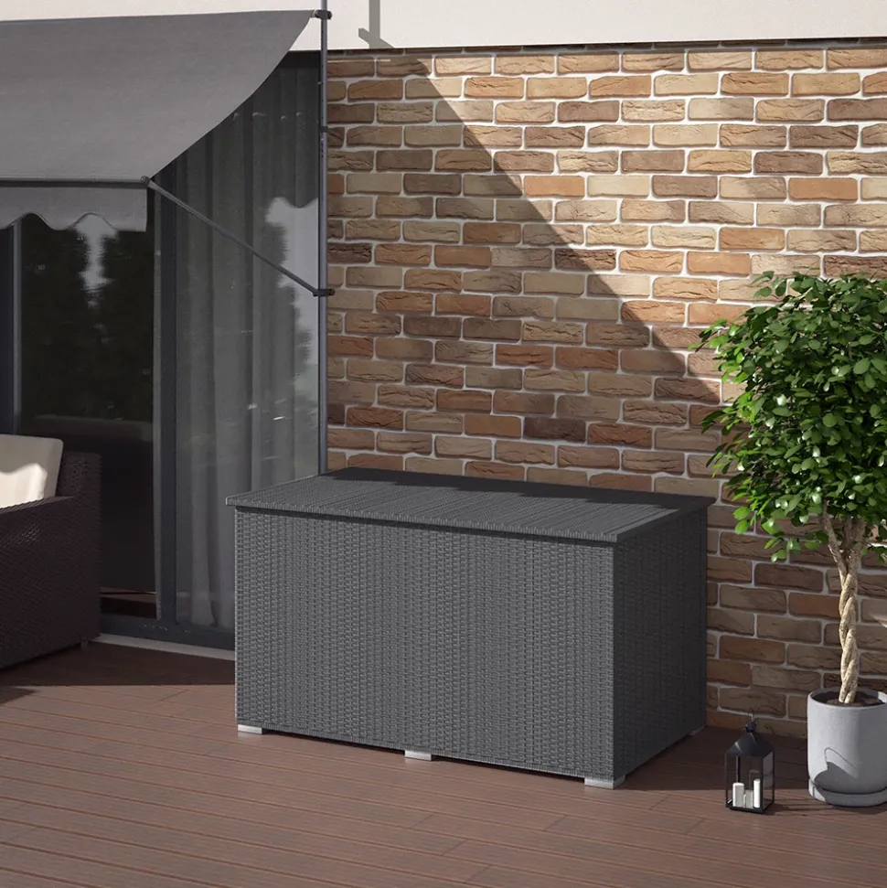 Kissenbox Anthrazit 146 x 80 cm OK-Living