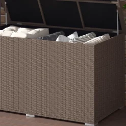 Kissenbox Braun 146 x 80 cm OK-Living