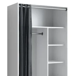 Kleiderschrank Doros Weiß 100 x 168 cm Vicco