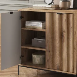 Kommode Eliza Viking Oak 42 x 81.2 cm mit 2 Türen Vicco