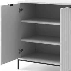 Kommode Eliza Weiß 42 x 81.2 cm mit 2 Türen Vicco