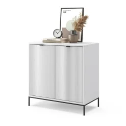 Kommode Eliza Weiß 42 x 81.2 cm mit 2 Türen Vicco