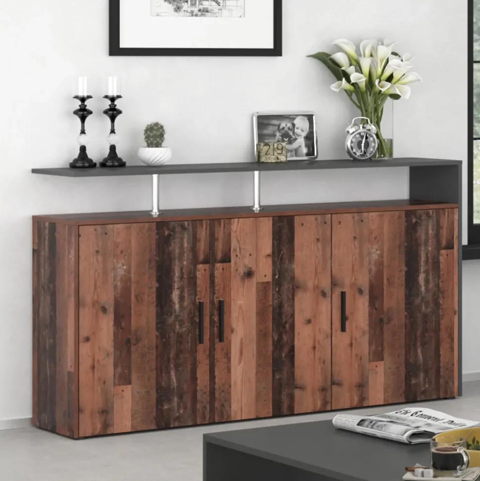 Kommode Amato Antikholz 35 x 91.6 cm Vicco