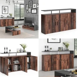 Kommode Amato Antikholz 35 x 91.6 cm Vicco