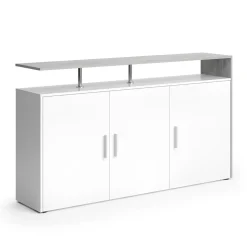 Kommode Amato Beton/Weiß 35 x 91.6 cm Vicco