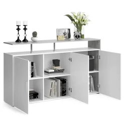 Kommode Amato Beton/Weiß 35 x 91.6 cm Vicco