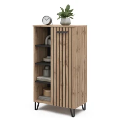 Kommode Amber Braun 35 x 110 cm mit 1 Tür Vicco