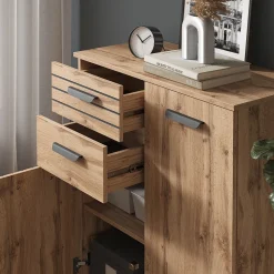 Kommode Amber Braun 38 x 100 cm Vicco