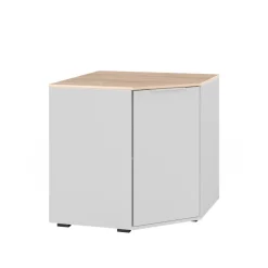 Kommode Betti Weiß/Sonoma 77.9 x 77.9 cm mit 1 Türen Vicco