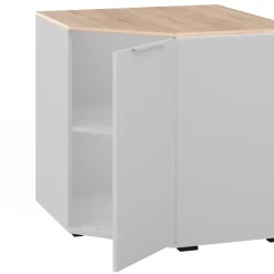 Kommode Betti Weiß/Sonoma 77.9 x 77.9 cm mit 1 Türen Vicco
