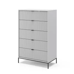 Kommode Eliza Grau 76 x 120 cm Vicco