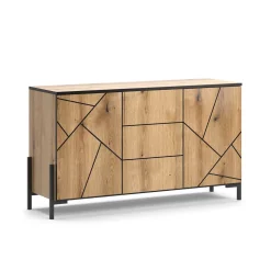 Kommode Hatto Eiche 124 x 69.6 cm Vicco