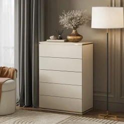 Kommode Linette Cashmere 76 x 109.1 cm mit 5 Schubladen Vicco