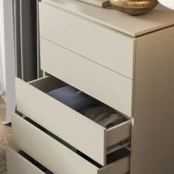 Kommode Linette Cashmere 76 x 109.1 cm mit 5 Schubladen Vicco