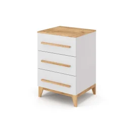 Kommode Malia Weiß 53.4 x 88 cm Vitalispa