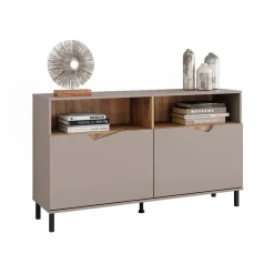 Kommode Marelle Greige/Artisan 140 x 81.3 cm mit 2 Türen Vicco