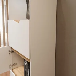 Kommode Marelle Weiß/Artisan 60 x 169.5 cm mit 4 Fächern Vicco