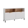 Kommode Marelle Weiß/Artisan 140 x 81.3 cm mit 2 Türen Vicco