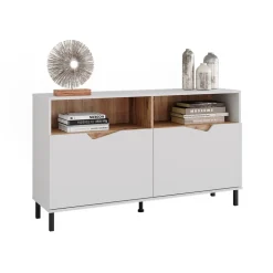 Kommode Marelle Weiß/Artisan 140 x 81.3 cm mit 2 Türen Vicco