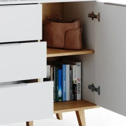 Kommode Nautica Weiß 40 x 82 cm Vicco