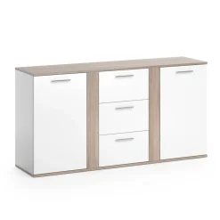 Kommode Novelli Sonoma 40 x 80 cm mit Schubladen Vicco