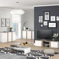 Kommode Novelli Sonoma 40 x 80 cm mit Türen Vicco