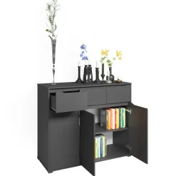 Kommode Ruben Anthrazit 48 x 101.6 cm Vicco