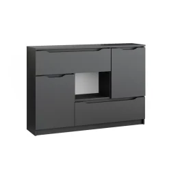 Kommode Ruben Anthrazit 120 x 84 cm Vicco