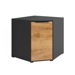 Kommode Ruben Goldkraft Eiche 78 x 76.6 cm mit Türen Vicco