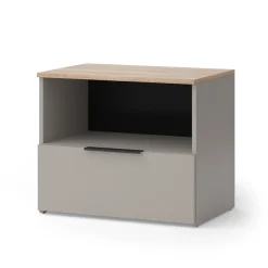 Kommode Wido Greige 60 x 50 cm mit klappe Vicco