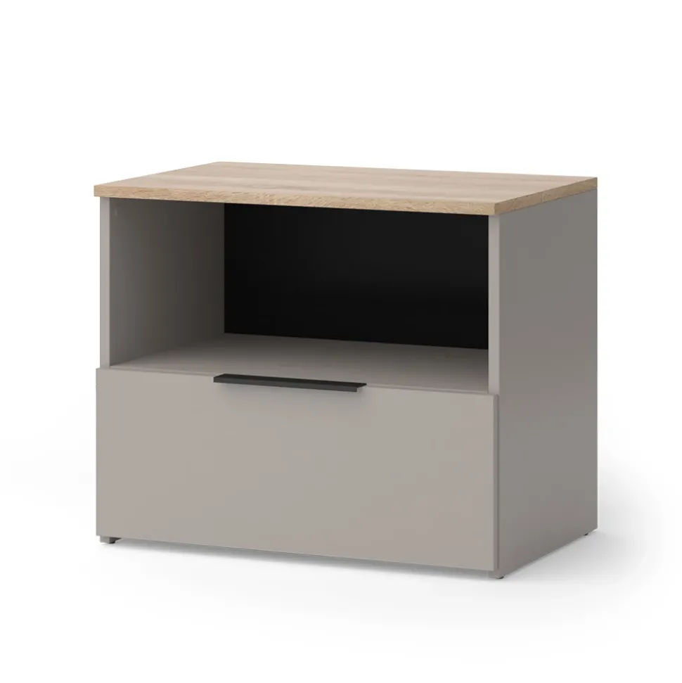 Kommode Wido Greige 60 x 50 cm mit klappe Vicco