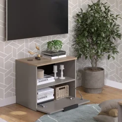 Kommode Wido Greige 60 x 50 cm mit klappe Vicco