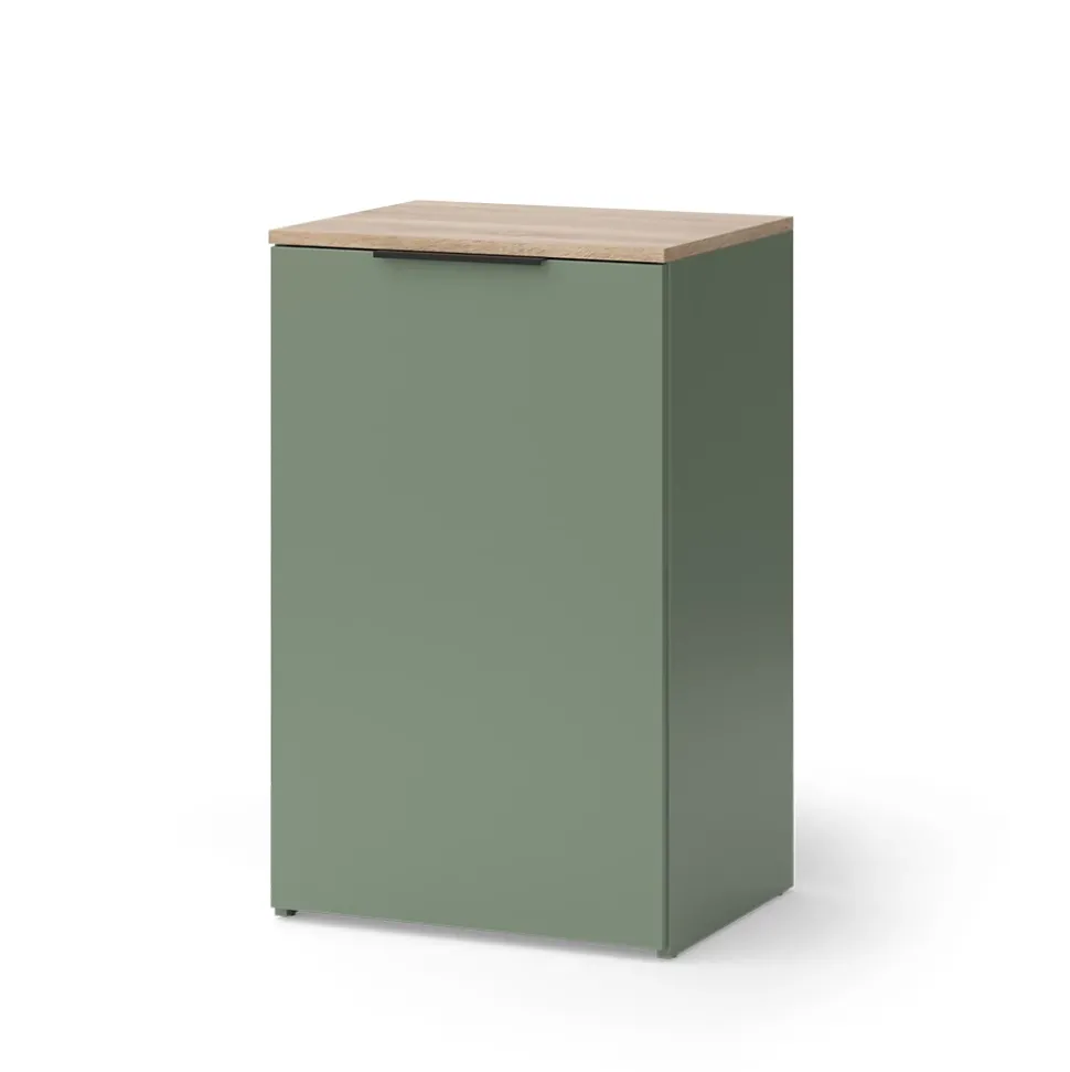 Kommode Wido Grün 50 x 80 cm mit Regal Vicco