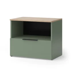 Kommode Wido Grün 60 x 50 cm mit klappe Vicco