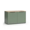 Kommode Wido Grün 80 x 50 cm mit 2 Türen Vicco