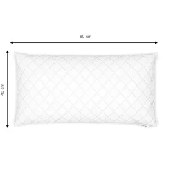 Kopfkissen Weiß 40 x 80 cm 2er Set Vitalispa