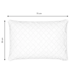 Kopfkissen Weiß 50 x 75 cm 2er Set Vitalispa