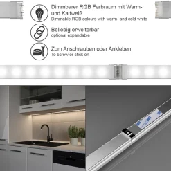 LED-Leiste Weiß 500 cm Vicco