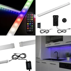 LED-Leiste Weiß 400 cm Vicco