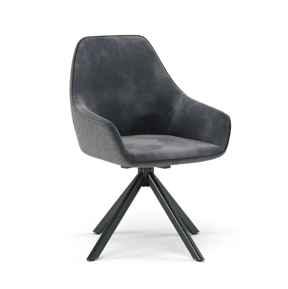 Loungesessel Eleganza Anthrazit 60 x 89 cm Vicco