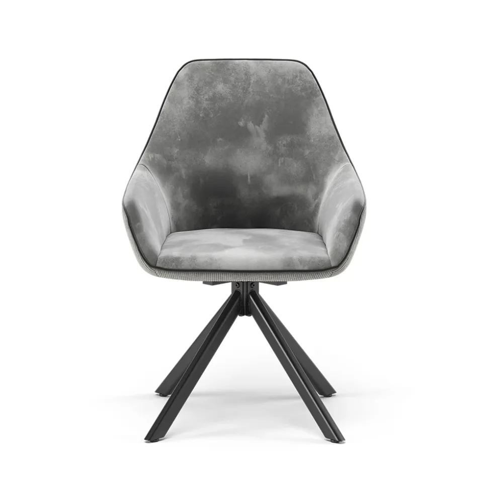 Loungesessel Eleganza Hellgrau 60 x 89 cm Vicco