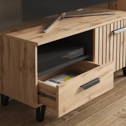 Lowboard Amber Braun 100.2 x 48.5 cm mit Schublade und Tür Vicco