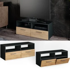 Lowboard Diego Anthrazit 95 x 38 cm Vicco