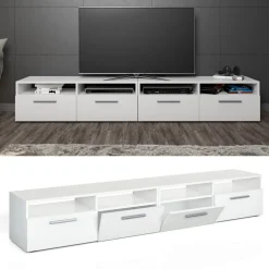 Lowboard Diego Weiß 190 x 38 cm Vicco