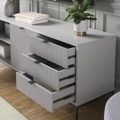 Lowboard Eliza Grau 150 x 60 cm Vicco