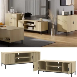 Lowboard Lennox Eiche 120 x 45 cm Vicco