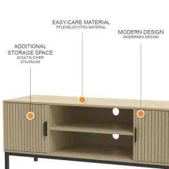 Lowboard Lennox Eiche 120 x 45 cm Vicco