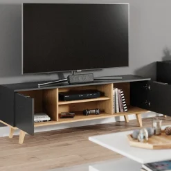 Lowboard Nautica Anthrazit 138 x 49 cm Vicco