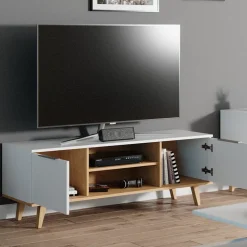 Lowboard Nautica Weiß 138 x 49 cm Vicco