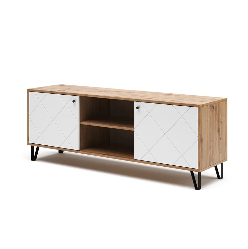 Lowboard Nizza Artisan-Eiche 150 x 55.2 cm Vicco